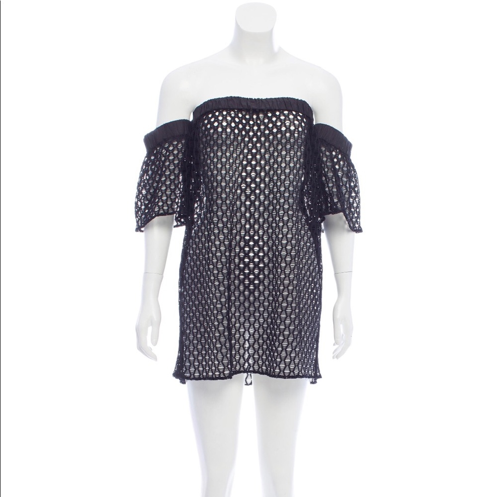 NWT Authentic Milly off shoulder cover up dress